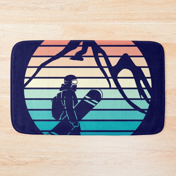 Item preview, Snowboarder in Mountains Sunset designed and sold by trendingatees.