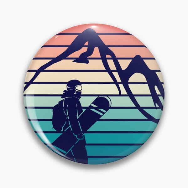 Item preview, Snowboarder in Mountains Sunset designed and sold by trendingatees.