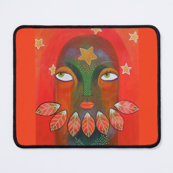 Item preview, Outsider Art - Weird Monster With Stars designed and sold by BeaOutsiderArt.