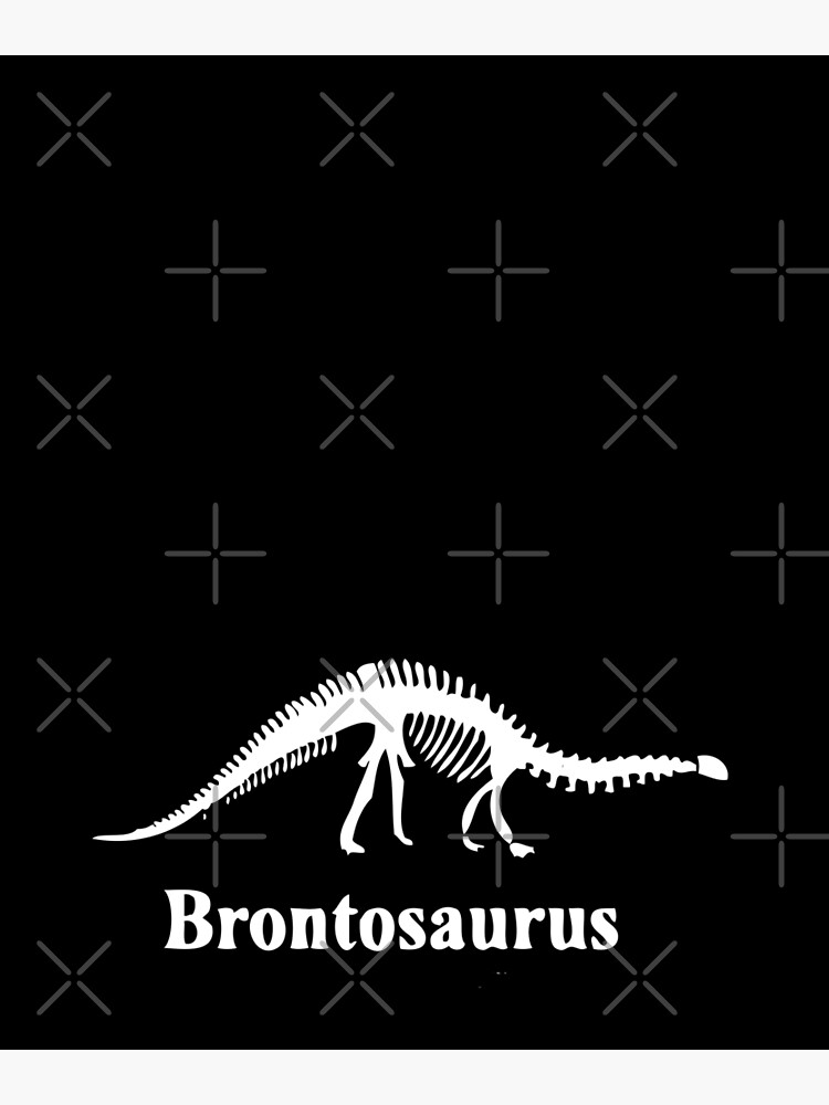 Discover Brontosaurus Premium Matte Vertical Poster