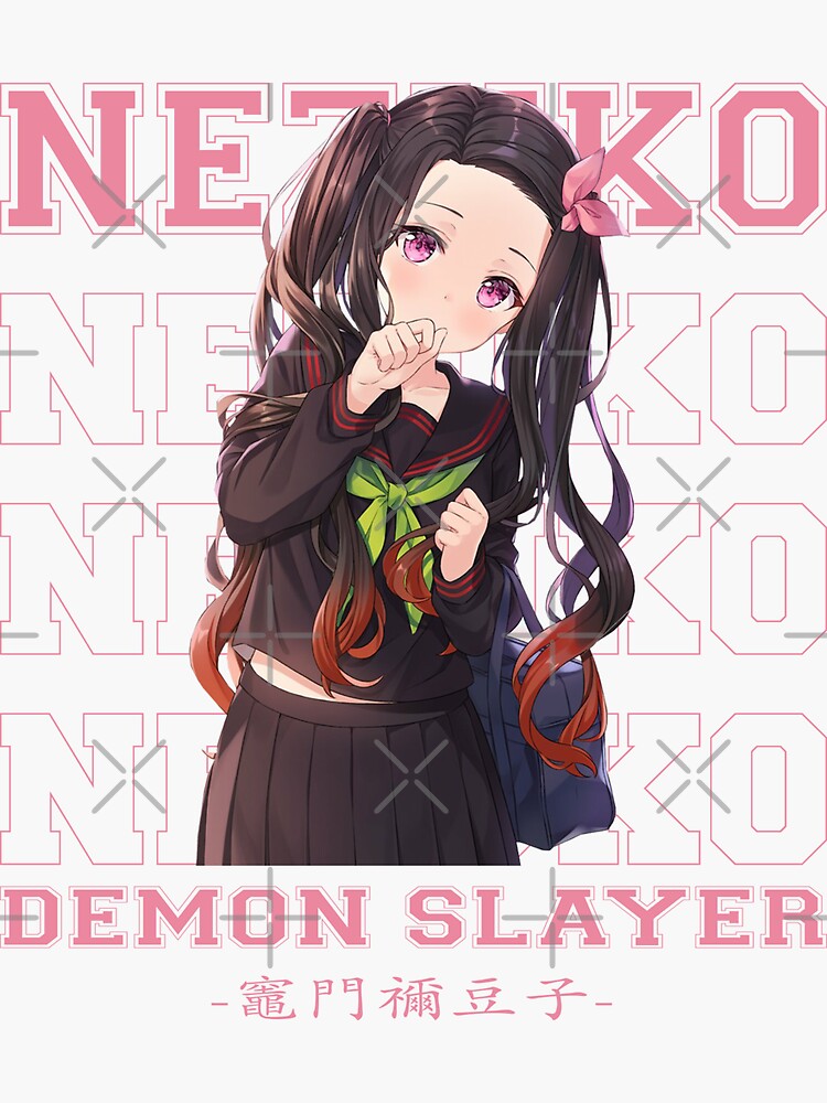 Nezuko Kamado Sticker For Sale By Coolbits1717 Redbubble 9571