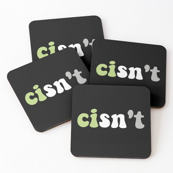 Item preview, Cisn't Agender Pride Genderless Flag Colors LGBTQ+ designed and sold by Queer Pride Shop.