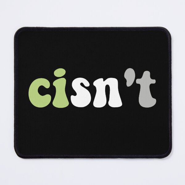 Item preview, Cisn't Agender Pride Genderless Flag Colors LGBTQ+ designed and sold by Queer Pride Shop.