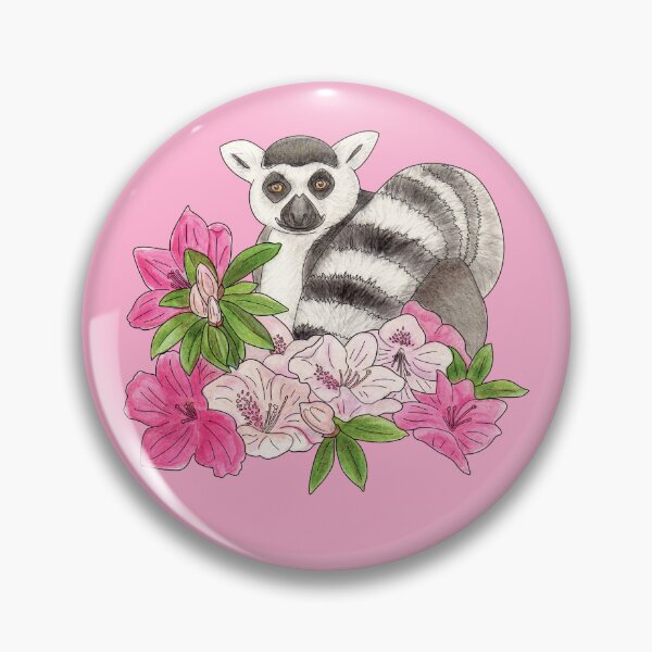 Item preview, Ring-tailed lemur and Azalea designed and sold by YuNikDraw.