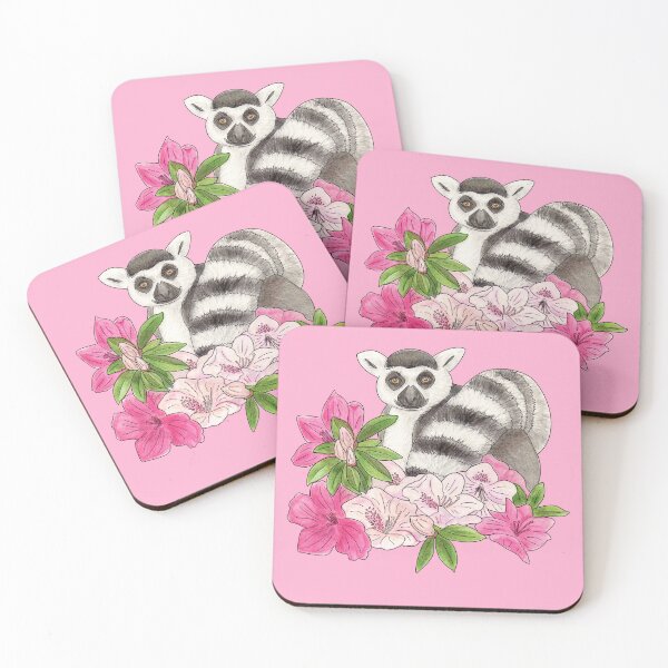 Item preview, Ring-tailed lemur and Azalea designed and sold by YuNikDraw.