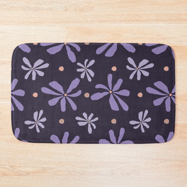 Item preview, Cute dark purple flower pattern designed and sold by Atlantico54.