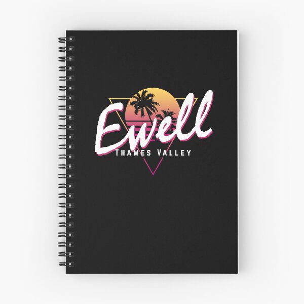 Item preview, Funny 80s Retro Sunset 'Ewell' Thames Valley designed and sold by dinosareforever.