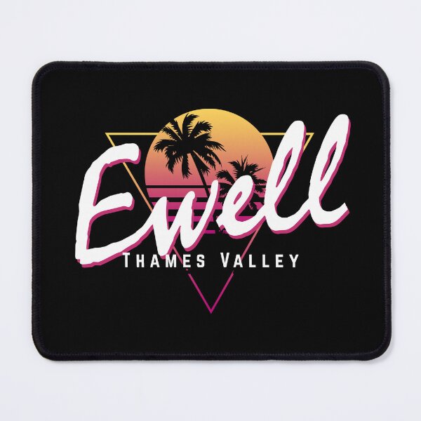 Item preview, Funny 80s Retro Sunset 'Ewell' Thames Valley designed and sold by dinosareforever.