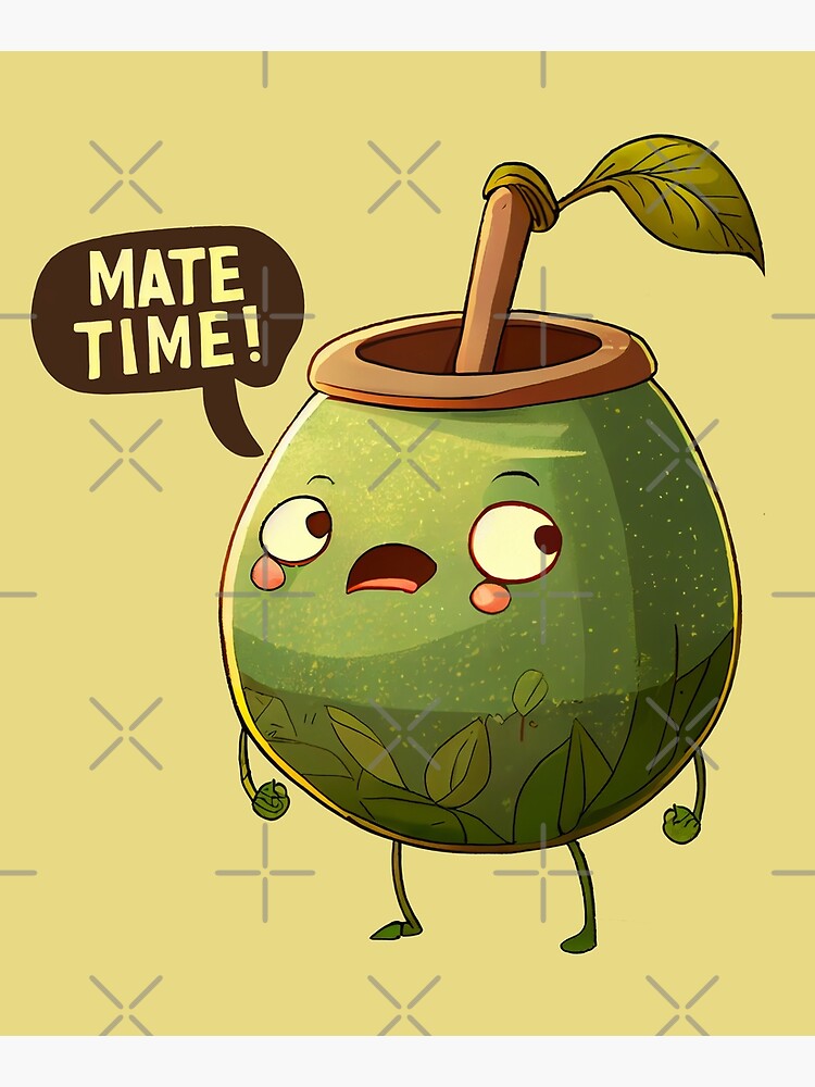 Mate Time cute drawing Mounted Print for Sale by MrFunkhouser