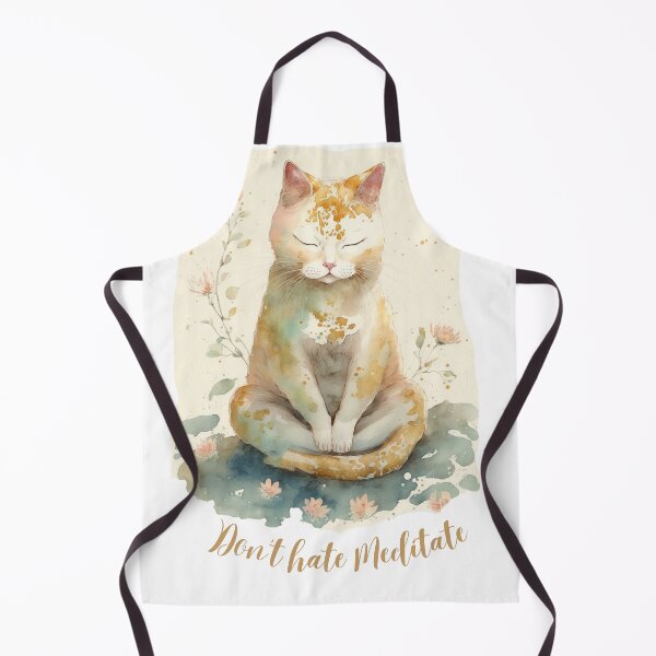Item preview,  Yoga Cat Don't hate Meditate 06 designed and sold by printiesart.