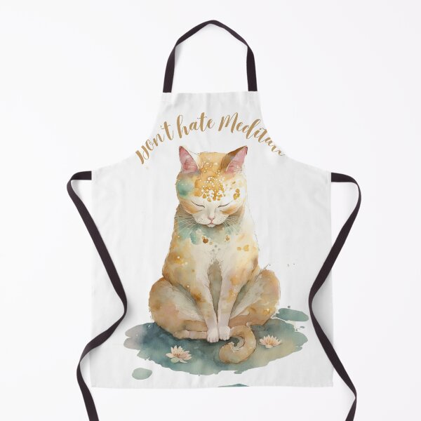 Item preview, Yoga Cat Don't hate Meditate 07 designed and sold by printiesart.