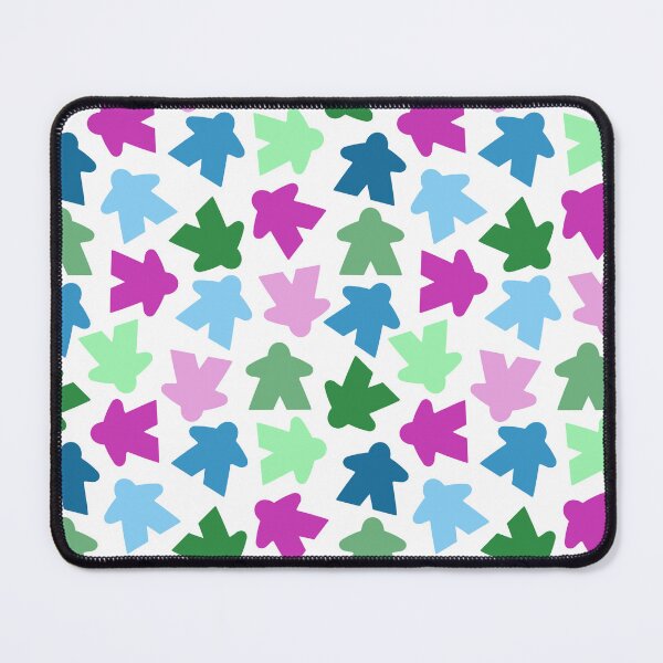 Item preview, Game Night Meeples | Blue, Green, Magenta, Pink designed and sold by Zab Butler Design.