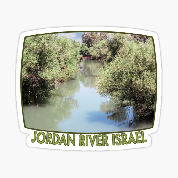 Israel, Jordan River. Sticker