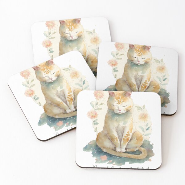 Item preview, Yoga Cat Don't hate Meditate 10 designed and sold by printiesart.