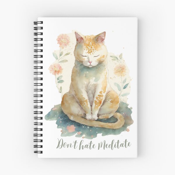 Item preview, Yoga Cat Don't hate Meditate 10 designed and sold by printiesart.