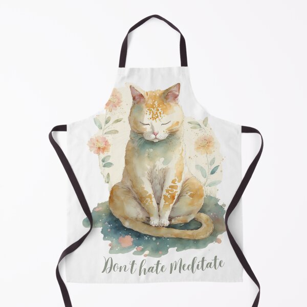 Item preview, Yoga Cat Don't hate Meditate 10 designed and sold by printiesart.