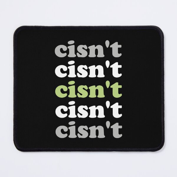 Item preview, Cisn't Me Agender Pride Genderless Flag Cisgender LGBTQIA+ designed and sold by Queer Pride Shop.