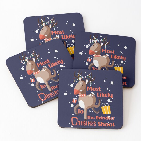Item preview, Most Likely To Christmas Shoot The Reindeer designed and sold by SaadEtta.