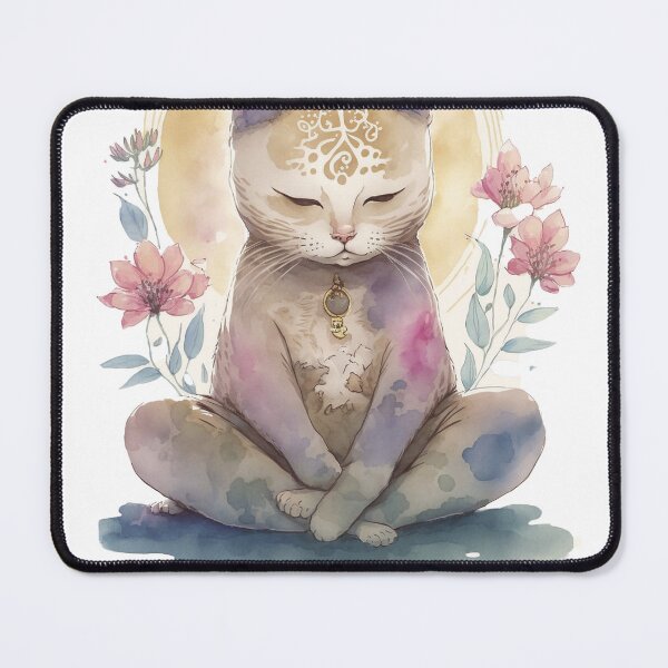 Item preview, Yoga Cat Don't hate Meditate 11 designed and sold by printiesart.