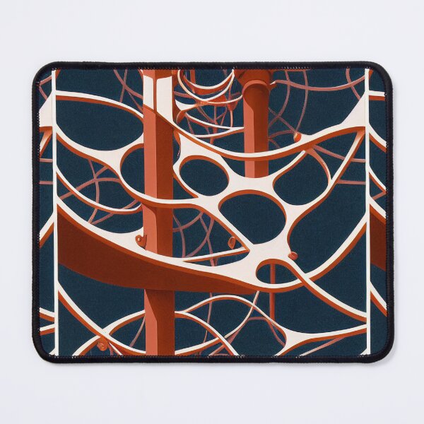 Item preview, Red Neuronal Lines designed and sold by TextureFactory.
