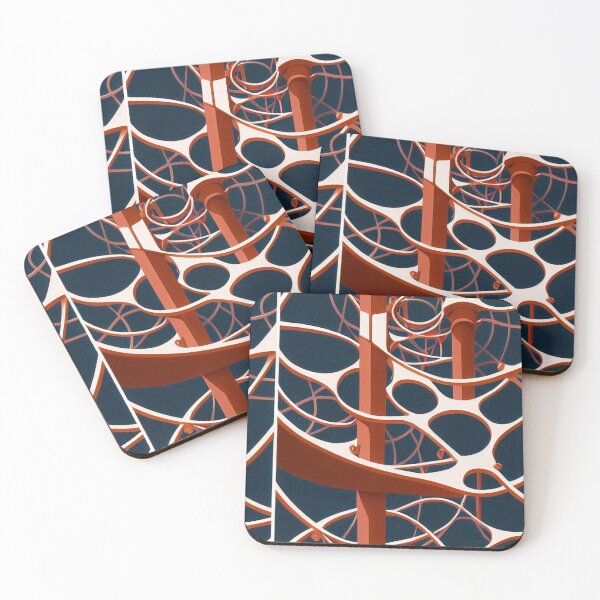 Item preview, Red Neuronal Lines designed and sold by TextureFactory.