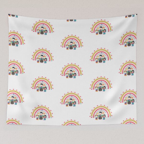 Item preview, Little Hands Rainbow Teacher Girls Boys Kindergarten designed and sold by nextneveldesign.