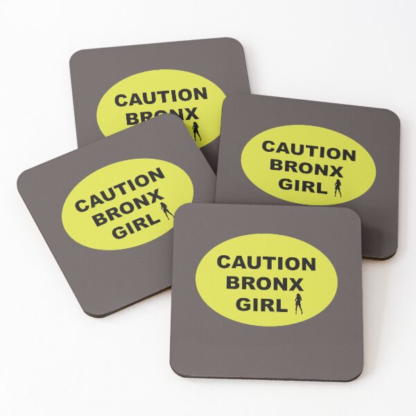 Item preview, CAUTION BRONX GIRL sign designed and sold by lobodelnoir.