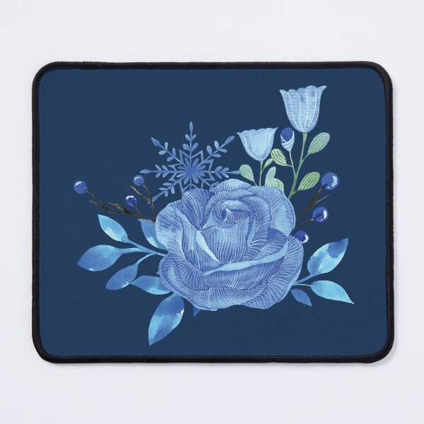 Item preview, Flower Winter rose watercolor illustration designed and sold by pinkyfish1010.