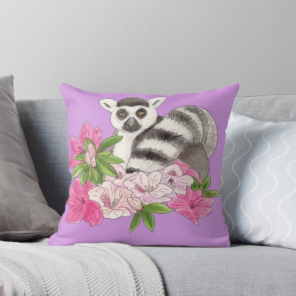 Item preview, Ring-tailed lemur and Azalea designed and sold by YuNikDraw.
