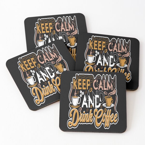 Item preview, Keep calm and drink coffee designed and sold by pqrstshirts.