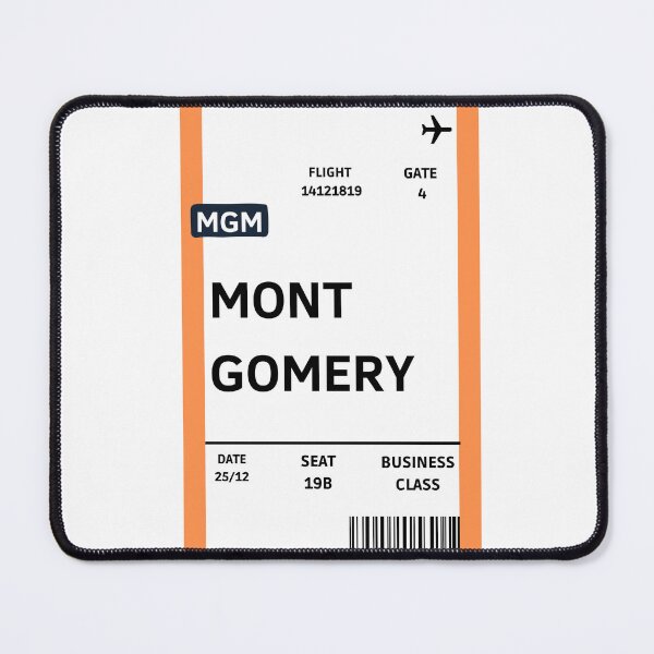 Item preview, Montgomery ticket Flight designed and sold by arozdesign.