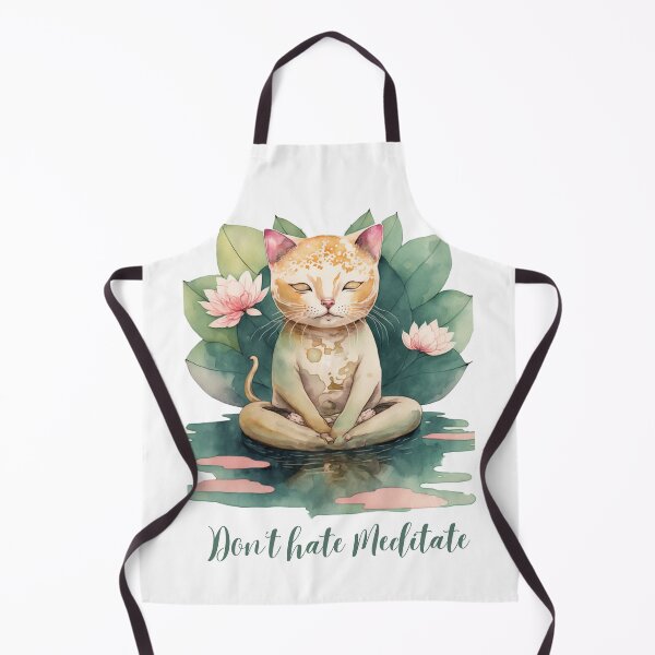 Item preview, Yoga Cat Don't hate Meditate 13 designed and sold by printiesart.