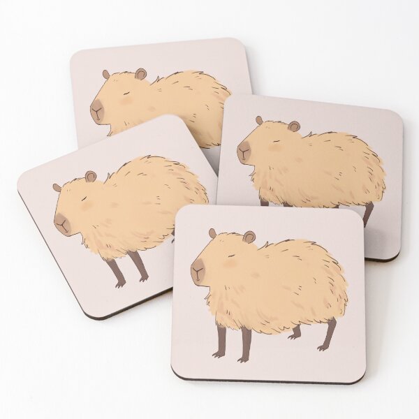 Item preview, Very cute capybara illustration  designed and sold by Yarafantasyart.
