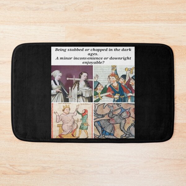 Item preview, Being Stabbed or chopped in the dark ages - Thanksgiving, Christmas And Birthday Party Gift Ideas for Classic Memes Lovers and Fans designed and sold by Memeing Everything.