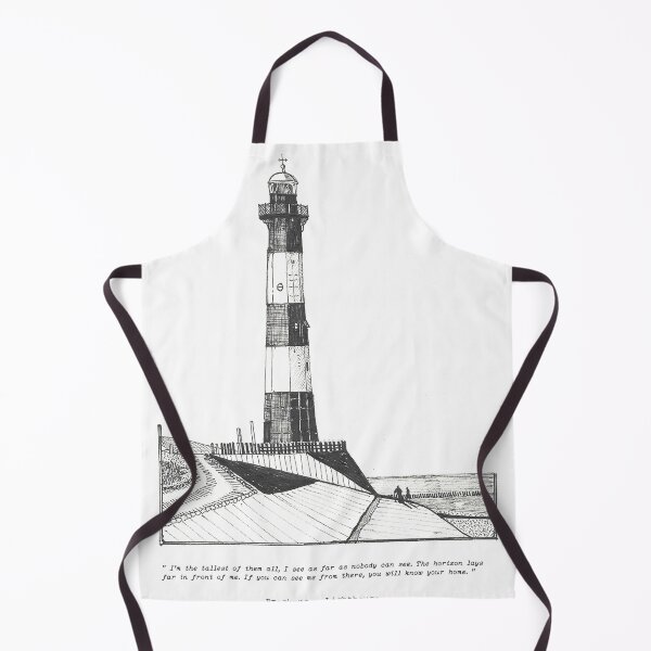 Item preview, Breskens Lighthouse Netherlands Nieuwe Sluis Pen and Ink Illustration designed and sold by Wall-Art-Sketch.