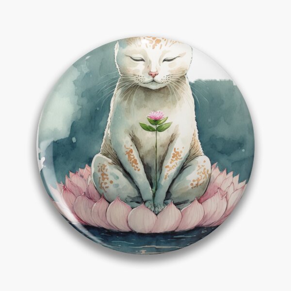 Item preview, Yoga Cat Don't hate Meditate 15 designed and sold by printiesart.