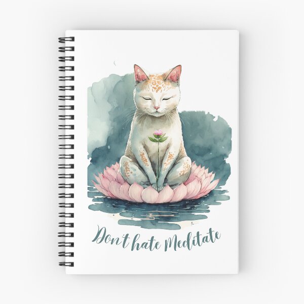 Item preview, Yoga Cat Don't hate Meditate 15 designed and sold by printiesart.