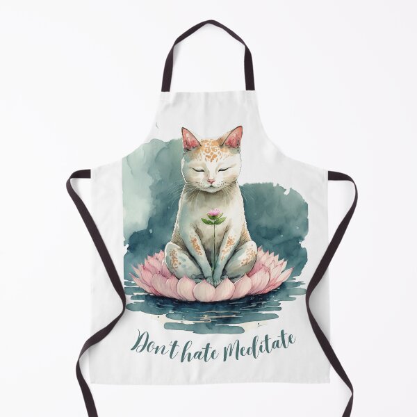 Item preview, Yoga Cat Don't hate Meditate 15 designed and sold by printiesart.