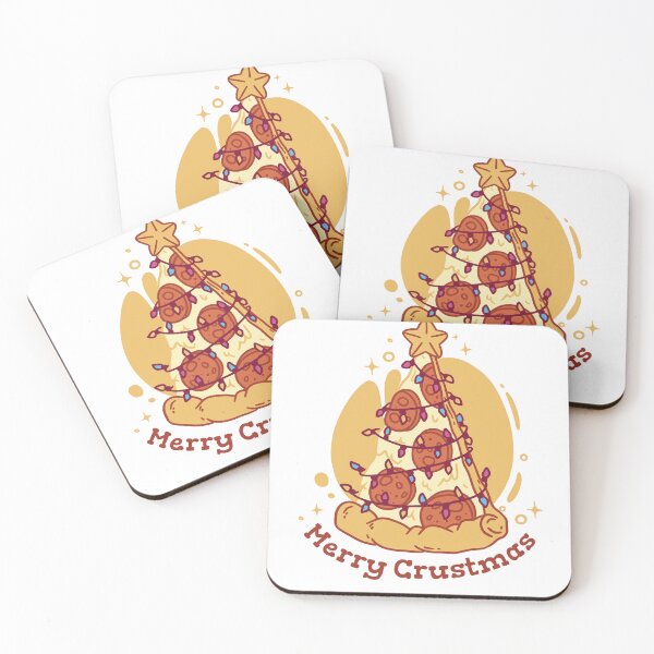 Item preview, MERRY CRUSTMAS - PIZZA CHRISTMAS TREE designed and sold by avibar.