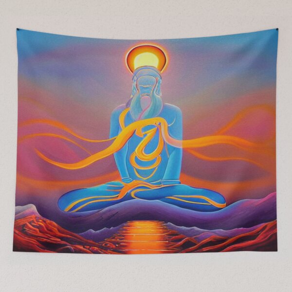 Item preview, Yogui en meditación para alcanzar Nirvana, Liberación, Despertar, Iluminación, Moksa, Kundalini designed and sold by Ioana1.
