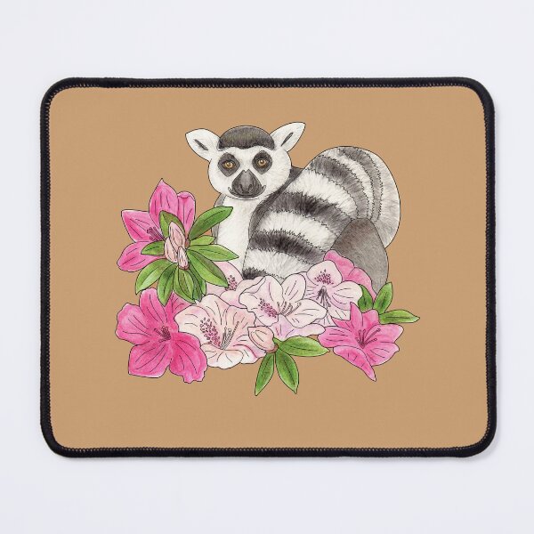 Item preview, Ring-tailed lemur and Azalea designed and sold by YuNikDraw.
