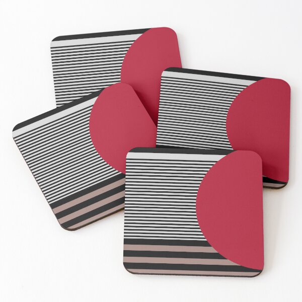 Item preview, Geometric design with red designed and sold by HelenMarash.