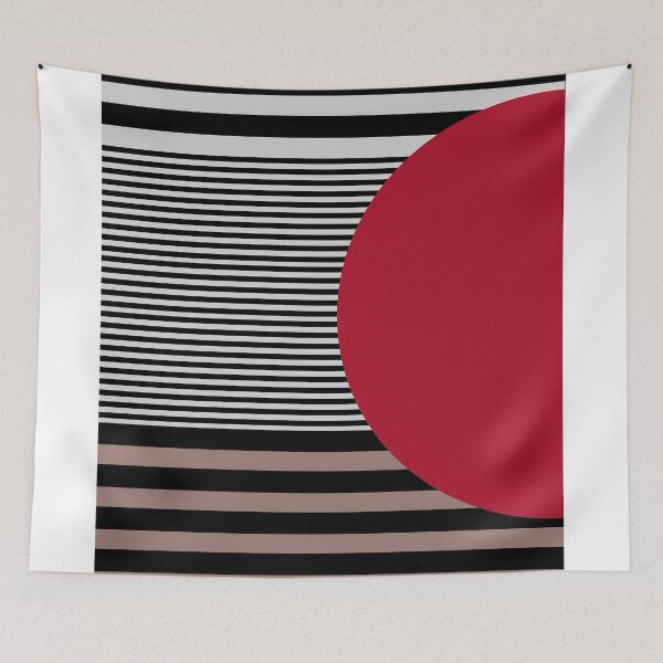 Item preview, Geometric design with red designed and sold by HelenMarash.