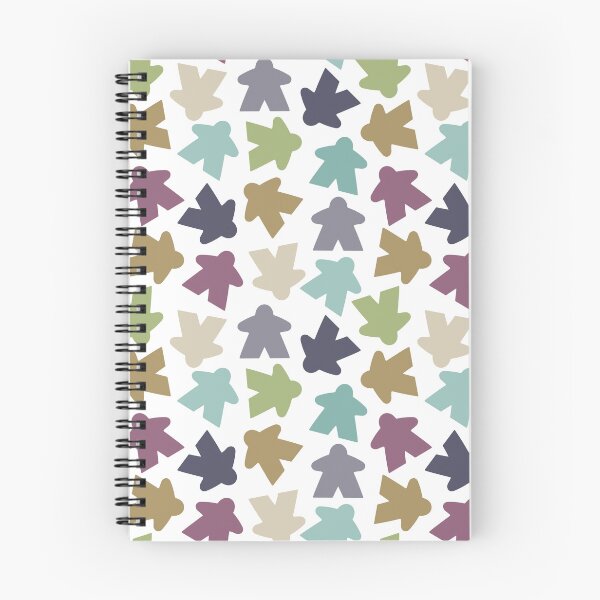 Item preview, Board Game Night Meeples | Green, Gray, Teal, Beige Earth Tones designed and sold by Zab Butler Design.