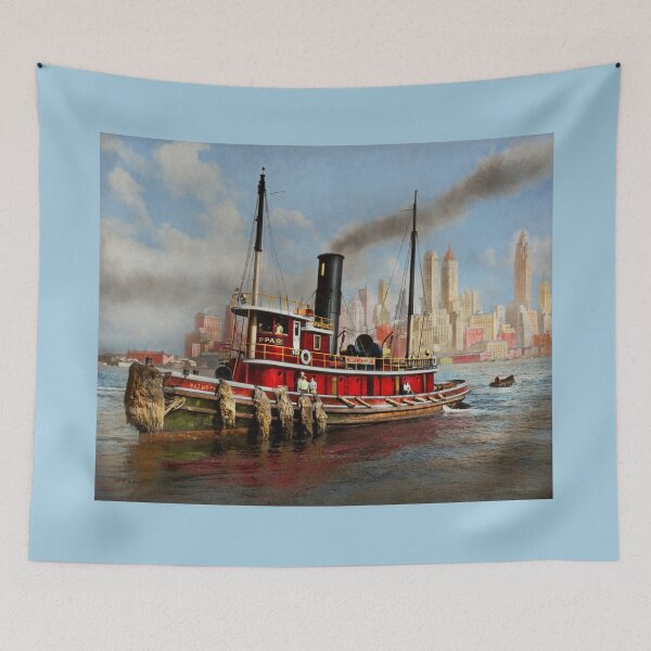 Item preview, Boat - Tugboat - The Watuppa 1935 designed and sold by Mike Savad Photography.