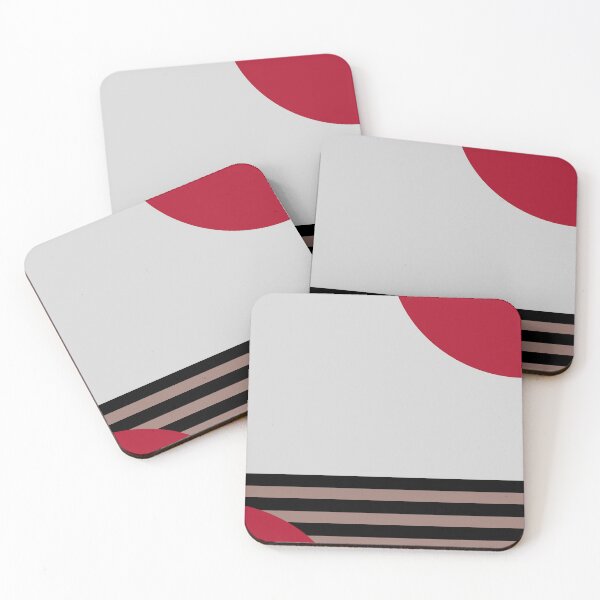 Item preview, Geometric abstract design with red designed and sold by HelenMarash.