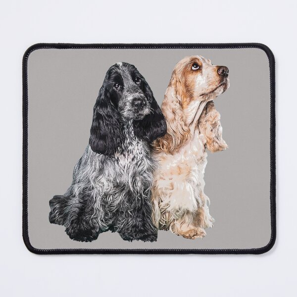 Item preview, Cocker Spaniel Blue Roan Orange Roan Cute Puppy Dogs designed and sold by ElegantCat.