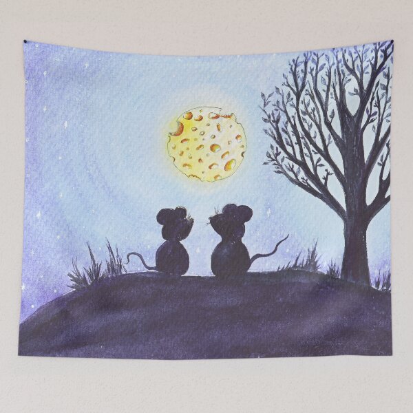Item preview, Cheese dreams - Two mice on the date designed and sold by Wolshebnaja.
