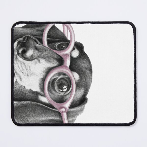Item preview, Dachshund with Glasses, Dachshund Pet Portrait, dog Illustration designed and sold by petpuppymania.