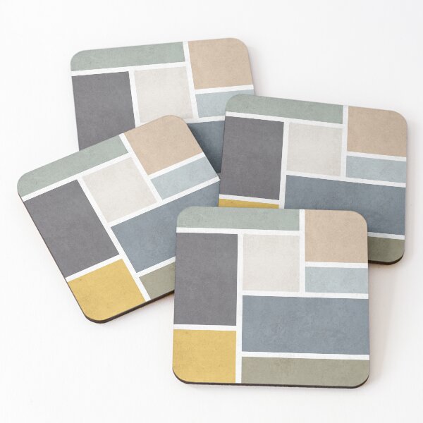 Item preview, Scandinavian Nordic Geometric Shapes Square and Rectangle designed and sold by qawistz.